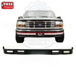 New Front Bumper Lower Valance Black Plastic 1993 1995 Ford F-150 FO1095155. Fixed Price $84.24.