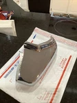 Nos 1948 Lincoln Front Bumper Guard 8H-17996. Fixed Price $60.00.