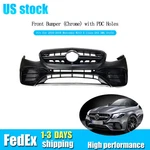For 2016-18 Mercedes W213 Class E63 Amg Style Front Bumper Chrome W/pdc Holes. Fixed Price $495.13.