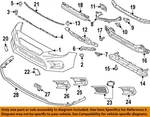 Subaru Oem 15-21 Wrx Sti Bumper Components-upper Insulator 57705VA020. Fixed Price $66.74.