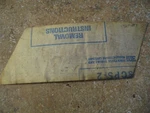Triumph Spitfire 1500 Boot Lid Decal Silver Nos. Fixed Price $10.00.
