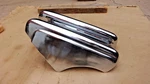 Nos 1950 Ford Bumper Guards Original Pair Front Rear. Fixed Price $399.99.