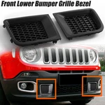 New For 2015-2018 Jeep Renegade Left+right Front Bumper Lower Grille Bezel Cover. Fixed Price $13.95.