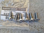 Nissan B110 B120 Sunny Bumper Bolts X6 New Datsun 1200 62663-18000. Fixed Price $25.87.