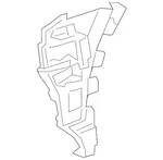 Genuine Audi End Plate 4M8-807-096-C. Fixed Price $150.84.