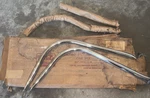 Nos Oem Ford 1952 1953 Front Bumper Wing Guards Pair Customline Crestline Trim. Fixed Price $206.99.