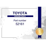 Genuine Toyota Rear Bumper Plate Right - Multiple Part Numbers Set 52161. Fixed Price $141.16.