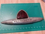 1946 1947 1948 Plymouth Trunk Emblem Brake Light Ornament Coupe. Fixed Price $59.50.