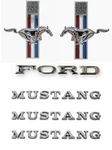 New! 1967 Ford Mustang 289 Running Horse Emblem Kit Fenders Hood Trunk Pc Set. Fixed Price $114.95.