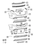 Bumper Cover Mopar 68203103AC. Fixed Price $273.32.