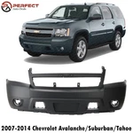 New Front Bumper Cover Primed For 2007 - 2014 Chevrolet Avalanche Suburban Tahoe. Fixed Price $215.00.