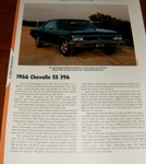 1966 Chevy Chevelle Specs Info Photo Rpo L34. Fixed Price $5.99.
