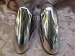 1947 Studebaker Commanders Pair Left Right Front Lower Chrome Bumper Guards. Fixed Price $100.00.