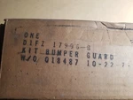 Oem Ford D1FZ-17996-B Bumper Guard 1971 73 Pinto. Fixed Price $154.95.