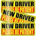 New Driver For Car Please Be Patient 3PCS Magnetic Reflective. Fixed Price $8.99.
