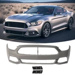 Primed Front Bumper Cover 2015 2016 2017 Ford Mustang Ecoboost Premium Gt V6. Fixed Price $115.60.