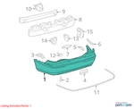 2002 Lexus LS430 Rear Bumper Cover Used Oem 5215950905. Fixed Price $529.99.