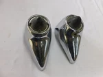 Oem Ford 1961 + 1963 Galaxie Rear Bumper Guards Chrome Trim Pair Cores. Fixed Price $419.00.