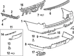 Genuine Gm Bumper Cover 85754778. Fixed Price $371.55.