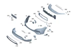 Genuine Mercedes-benz Trim Bumper 243-885-75-01. Fixed Price $50.30.