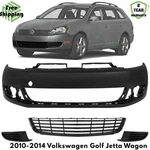 Front Bumper Cover Fascia & Lower Grille Kit For 2010-2014 Volkswagen Golf. Fixed Price $445.46.