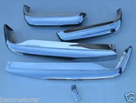 Euro Style Front And Rear Bumper Set Fits Mercedes W113 230SL 250SL 280SL Pagoda. Fixed Price $1207.50.