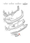 Genuine Audi Q3 Sportback F3B F3N Cover Pair 83A8077319B9 83A8077329B9. Fixed Price $47.28.