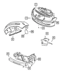 Genuine Mopar Front Fascia Plug Left 05288835AA. Fixed Price $5.15.