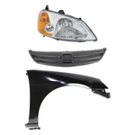 Headlight Kit Honda Civic W Painted Grille 2001-2003, Passenger Side. Fixed Price $365.21.