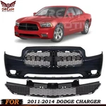 Front Bumper Cover Fascia & Grille Assembly Kit For 2011-2014 Dodge Charger. Fixed Price $251.89.