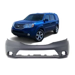 Bumper Cover For 2012-2015 Honda Pilot W Fog Light Holes Front Primed. Fixed Price $139.05.
