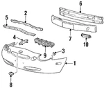 Genuine Ford Bumper Cover Filler F7DZ-17E902-AA. Fixed Price $60.64.