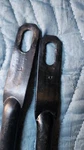 70 Oldsmobile Cutlass 442 W-30 W-31 F-85 Front Bumper Bracket Bars Full Set. Fixed Price $125.00.
