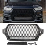 For 2016-2019 Audi Gloss Black Front Bumper Honeycomb Mesh Grille RSQ7 Style. Fixed Price $265.04.