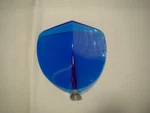 Vintage Style Blue Transparent Bug Rain Air Wind Snow Deflector Bi. Fixed Price $19.99.