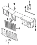 Genuine Gm Header Panel Mount Bracket 22502267. Fixed Price $6.04.