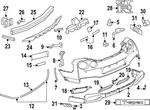Genuine Nissan Bumper Cover Retainer Bracket 85041-6HW0A. Fixed Price $45.95.