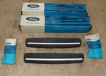 Early 1974 Ford Thunderbird Nos Front Rear Bumper Guard Rubber Pads. Fixed Price $139.00.