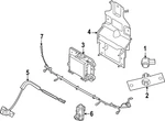 Genuine Nissan Parking Aid Sensor Housing 28533-6TA0C. Fixed Price $47.02.