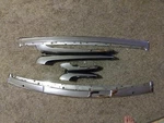 Front, Rear Bumper Pieces Chrome Set Jaguar XJ6 Vanden Plas 1988-1994. Fixed Price $400.00.