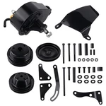 Complete Pulley & Bracket Kit For Small Block Chevrolet Long Water Pump Systems. Fixed Price $188.67.