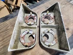 75-79 C3 Corvette Tail Light Mounting Panel Lamp Bracket & Retainer Pair Lh Rh. Fixed Price $121.55.