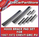 Hood Brace Sponge Pad Anti Noise Rattle Cushion Set 67-72 Chevy Pickup Pu Truck. Fixed Price $26.95.