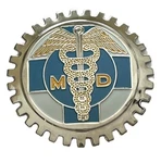 Medical Doctor Car Grille Emblem (md Badge). Fixed Price $20.95.
