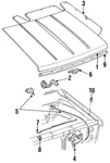 Genuine Ford Hood Bumper D3AZ-16758-A. Fixed Price $14.43.