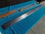 Nos Gm 1975-80 Chevy Truck Tailgate Chrome Molding Trim Band Emblem New Nice !!!. Fixed Price $649.99.