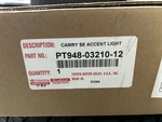 Oem Toyota Camry Accent Light- Passenger Side Only- PT948-03210-12. Fixed Price $115.00.