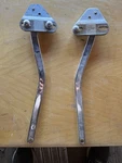 1957 Cadillac Trunk Hinges Pair Chrome Decklid Support Arms Fleetwood 62. Fixed Price $256.62.