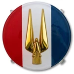 Deck Lid Emblem 1963-64 Studebaker Hawk 1353371. Fixed Price $103.50.