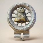 Automobile Club Good Roads 1902 Fob License Plate Topper. Fixed Price $20.99.